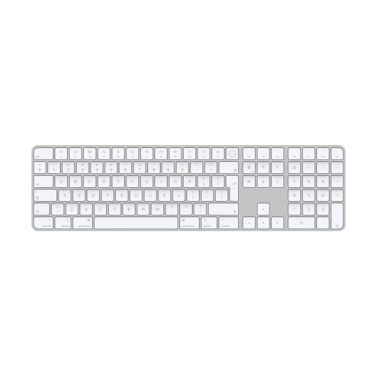 Magic Keyboard with Touch ID and Numeric Keypad for Mac models with Apple silicon - International English - White Keys