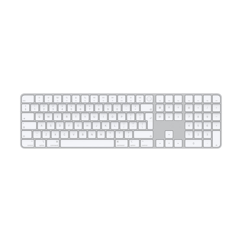 Magic Keyboard with Touch ID and Numeric Keypad for Mac models with Apple silicon - Greek - White Keys
