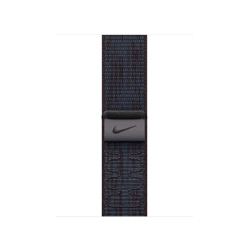 46mm Black/Blue Nike Sport Loop