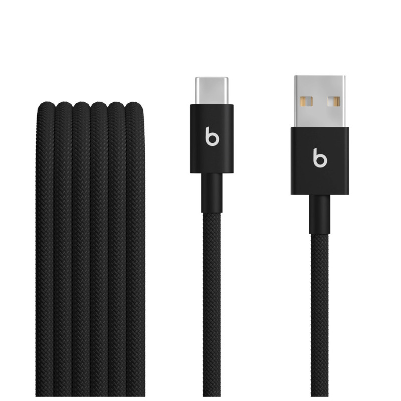 Beats USB-C to USB-C Woven Cable (1.5 m) - Bolt Black