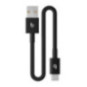 Beats USB-A to USB-C Woven Short Cable (20 cm) - Bolt Black