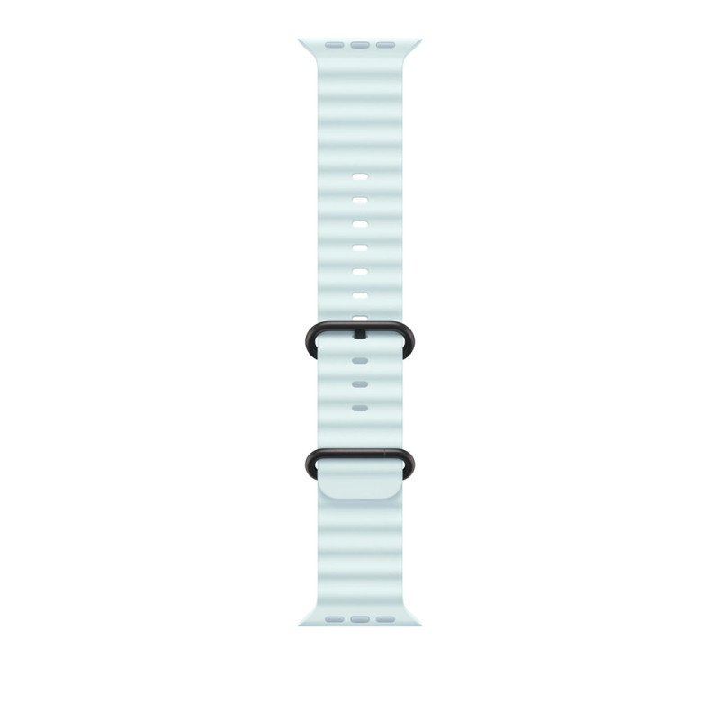 49mm Ice Blue Ocean Band - Black Titanium Finish