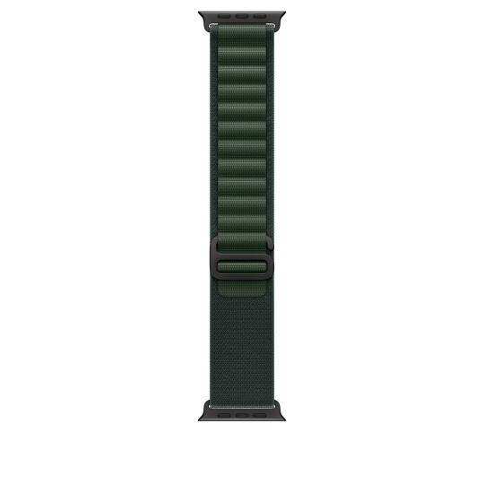 49mm Dark Green Alpine Loop - Large - Black Titanium Finish